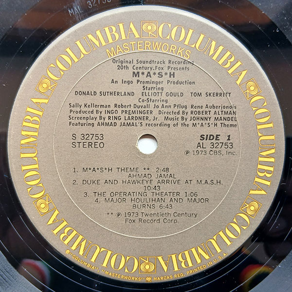 Johnny Mandel - M*A*S*H (Original Soundtrack Recording) - Obrázek 3