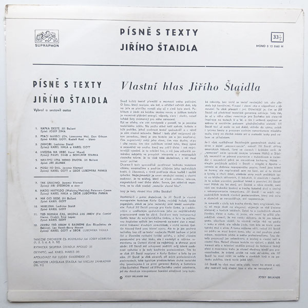 Various - Teď nemám čas - možná jindy (Písně s texty Jiřího Štaidla) - Obrázek 2
