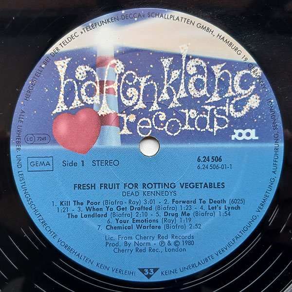 Dead Kennedys - Fresh Fruit For Rotting Vegetables - Obrázek 3