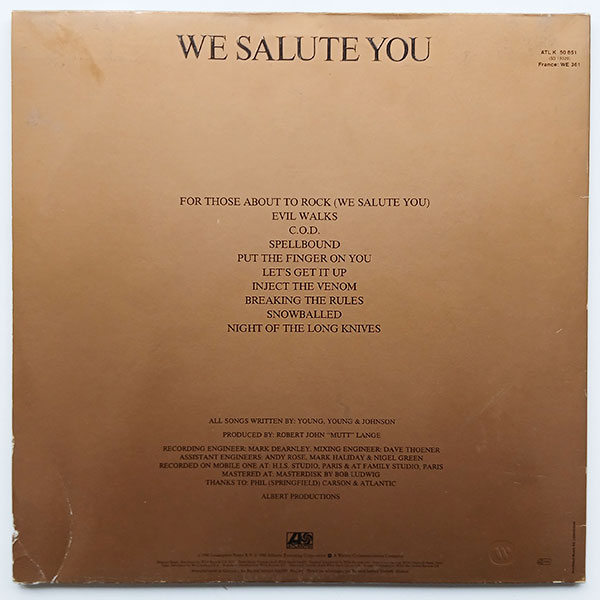 AC/DC - For Those About To Rock We Salute You - Obrázek 2