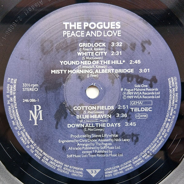 Pogues - Peace And Love - Obrázek 4