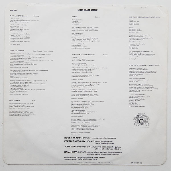 Queen - Sheer Heart Attack - Obrázek 3