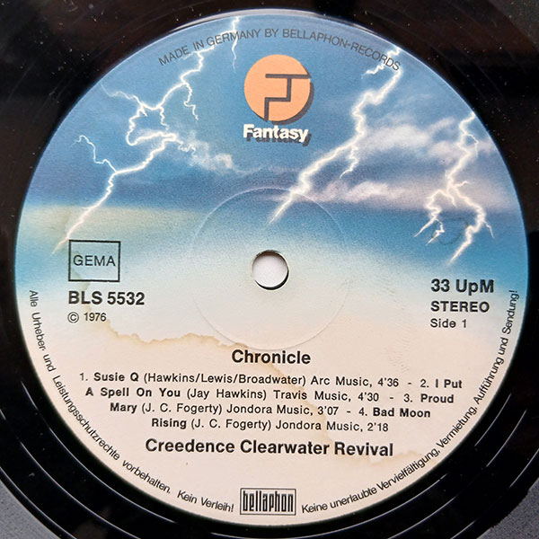 Creedence Clearwater Revival Featuring John Fogerty - Chronicle - The 20 Greatest Hits - Obrázek 4
