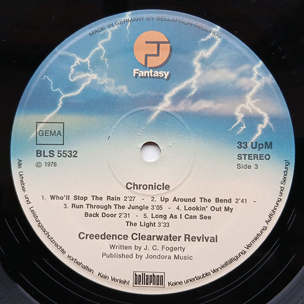 Creedence Clearwater Revival Featuring John Fogerty - Chronicle - The 20 Greatest Hits - Obrázek 5