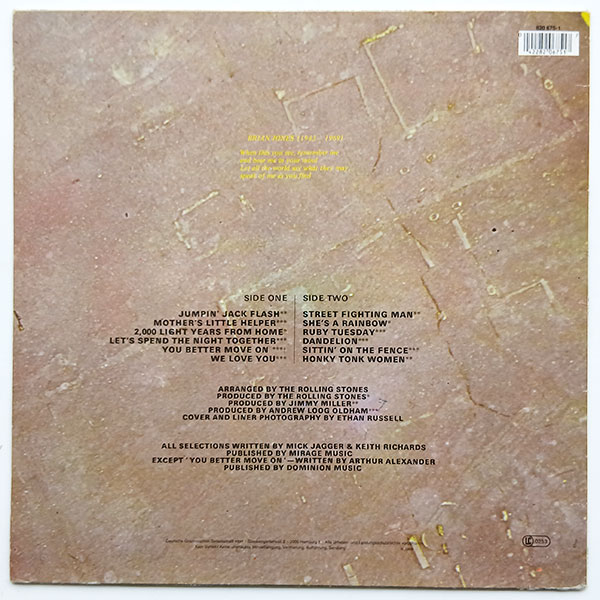 The Rolling Stones - Through The Past, Darkly (Big Hits Vol. 2) - Obrázek 2