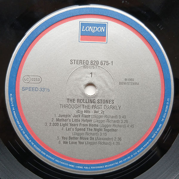 The Rolling Stones - Through The Past, Darkly (Big Hits Vol. 2) - Obrázek 3