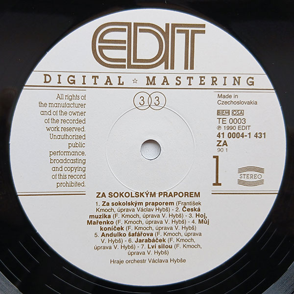 Václav Hybš Orchestra – Za sokolským praporem - Obrázek 3