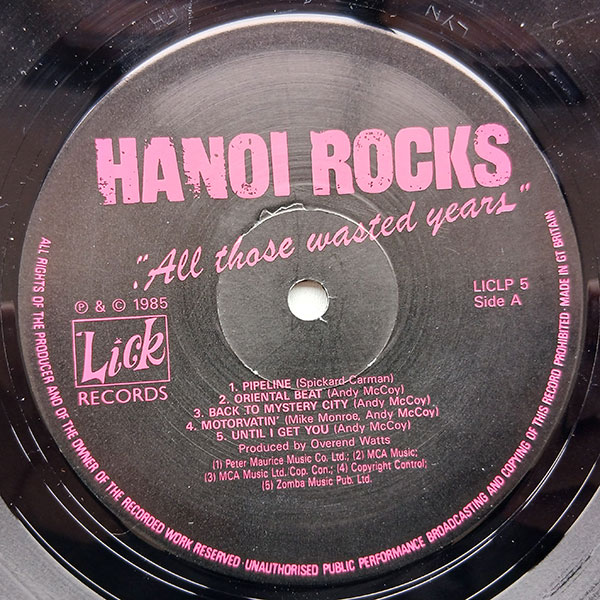 Hanoi Rocks - All Those Wasted Years - Obrázek 4
