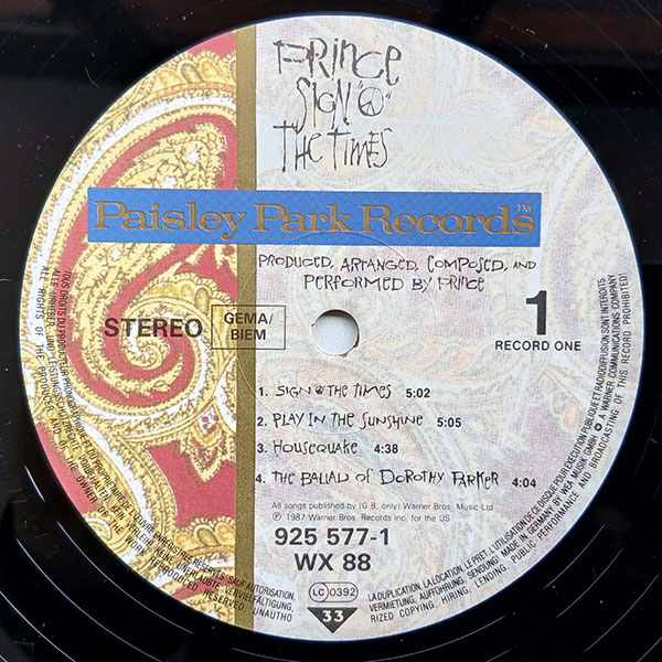 Prince - Sign "O" The Times - Obrázek 5