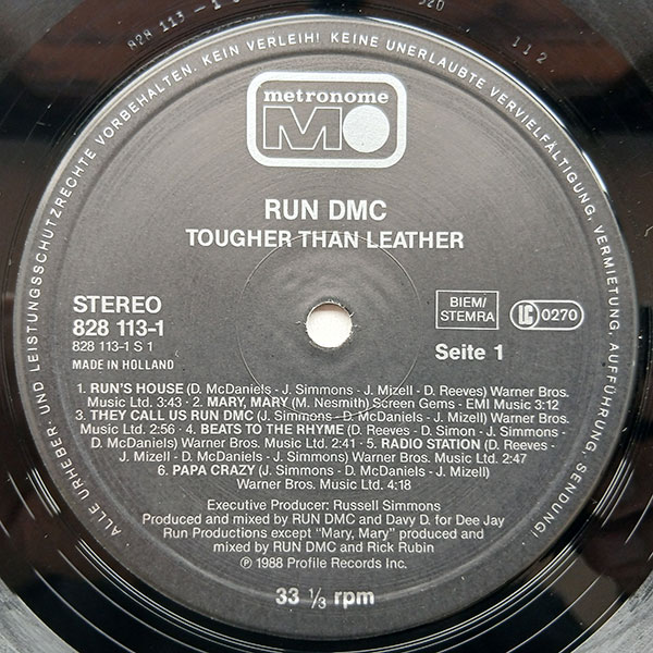 Run DMC - Tougher Than Leather - Obrázek 3