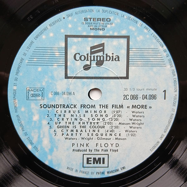 The Pink Floyd - Soundtrack From The Film "More" - Obrázek 3