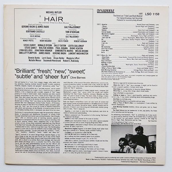 Hair - The American Tribal Love-Rock Musical (The Original Broadway Cast Recording) - Obrázek 2