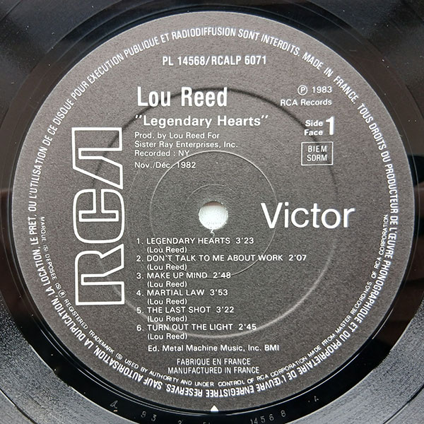 Lou Reed - Legendary Hearts - Obrázek 4