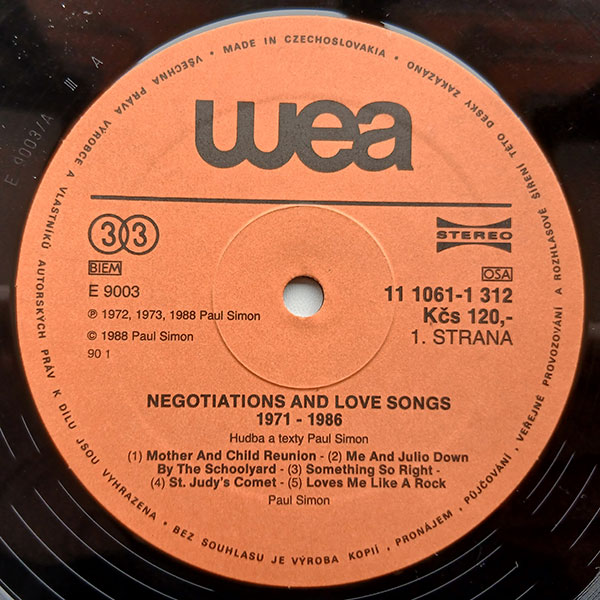 Paul Simon - Negotiations And Love Songs (1971-1986) - Obrázek 5