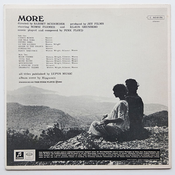 The Pink Floyd - Soundtrack From The Film "More" - Obrázek 2