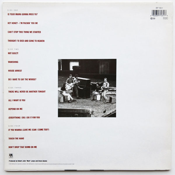 Bryan Adams - Waking Up The Neighbours - Obrázek 2