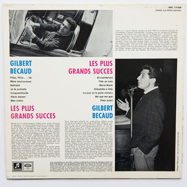 Gilbert Bécaud - Les Plus Grand Succes - Obrázek 2