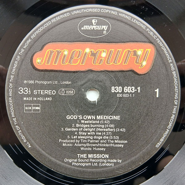 The Mission - Gods Own Medicine - Obrázek 4