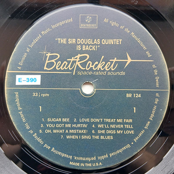 The Sir Douglas Quintet - The Sir Douglas Quintet Is Back! - Obrázek 3