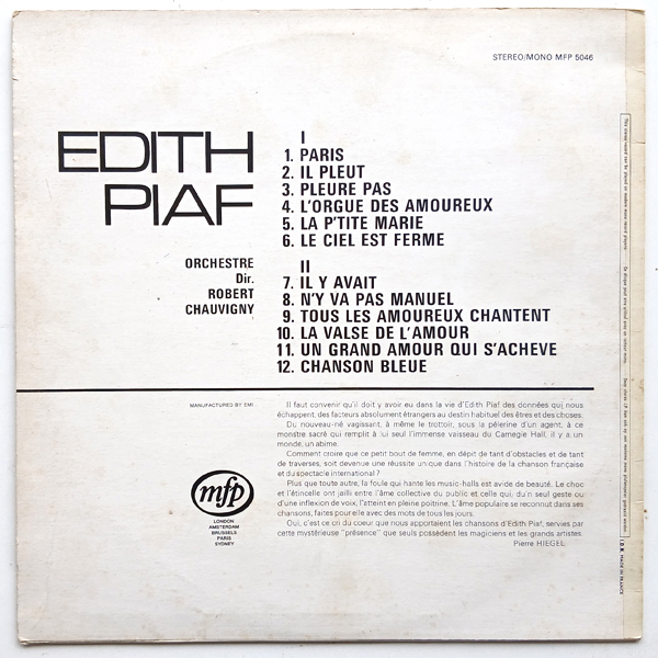 Edith Piaf - Edith Piaf - Obrázek 2