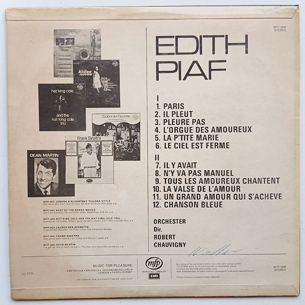 Edith Piaf - Edith Piaf - Obrázek 2
