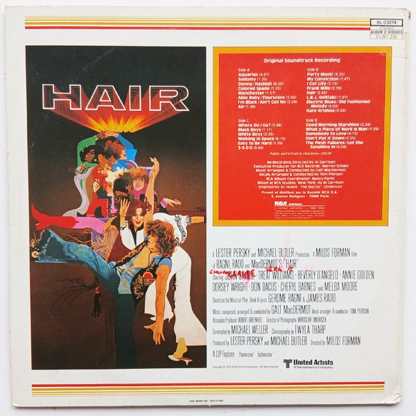 Galt MacDermot - Hair (Original Soundtrack Recording) - Obrázek 2