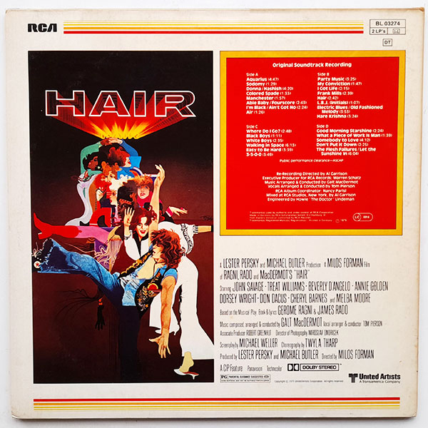 Galt MacDermot - Hair (Original Soundtrack Recording) - Obrázek 2