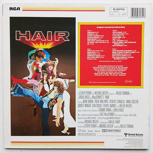 Galt MacDermot - Hair (Original Soundtrack Recording) - Obrázek 2