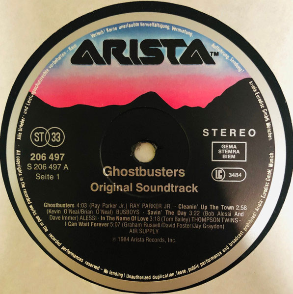 Various - Ghostbusters (Original Soundtrack Album) - Obrázek 3