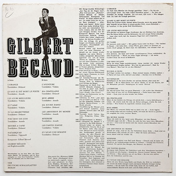 Gilbert Bécaud - Gilbert Bécaud - Obrázek 2