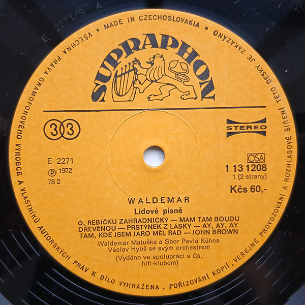 Waldemar - Lidové písně - Obrázek 3